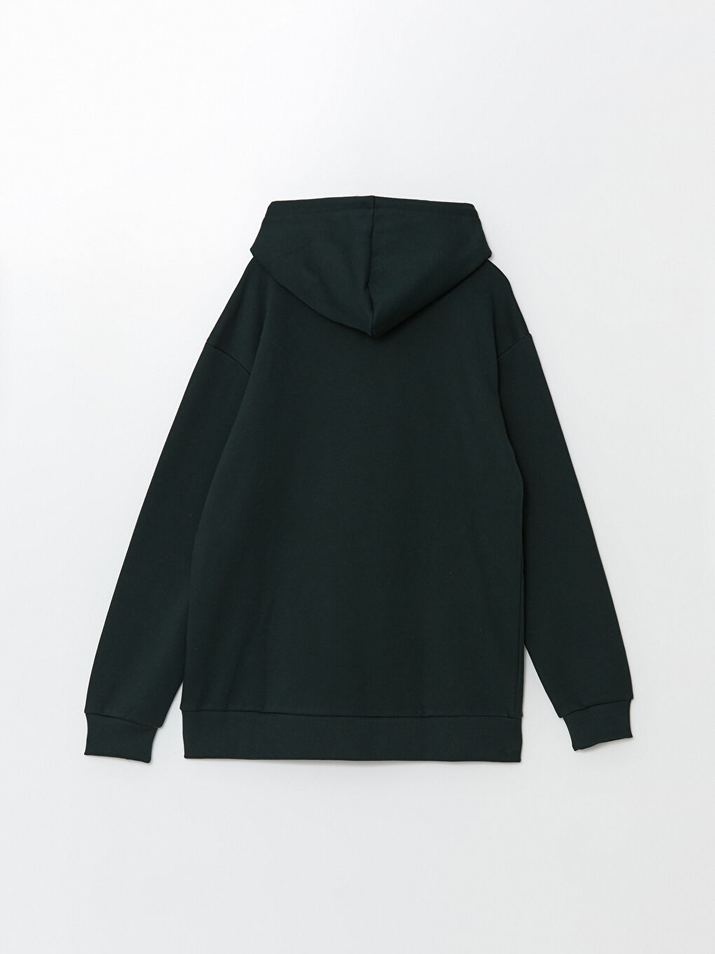 LCW Casual Koyu Yeşil Uzun Kollu Erkek Hoodie - 6