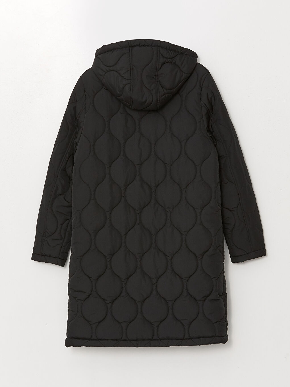 Hooded Quilted Women's Puffer Coat-6
