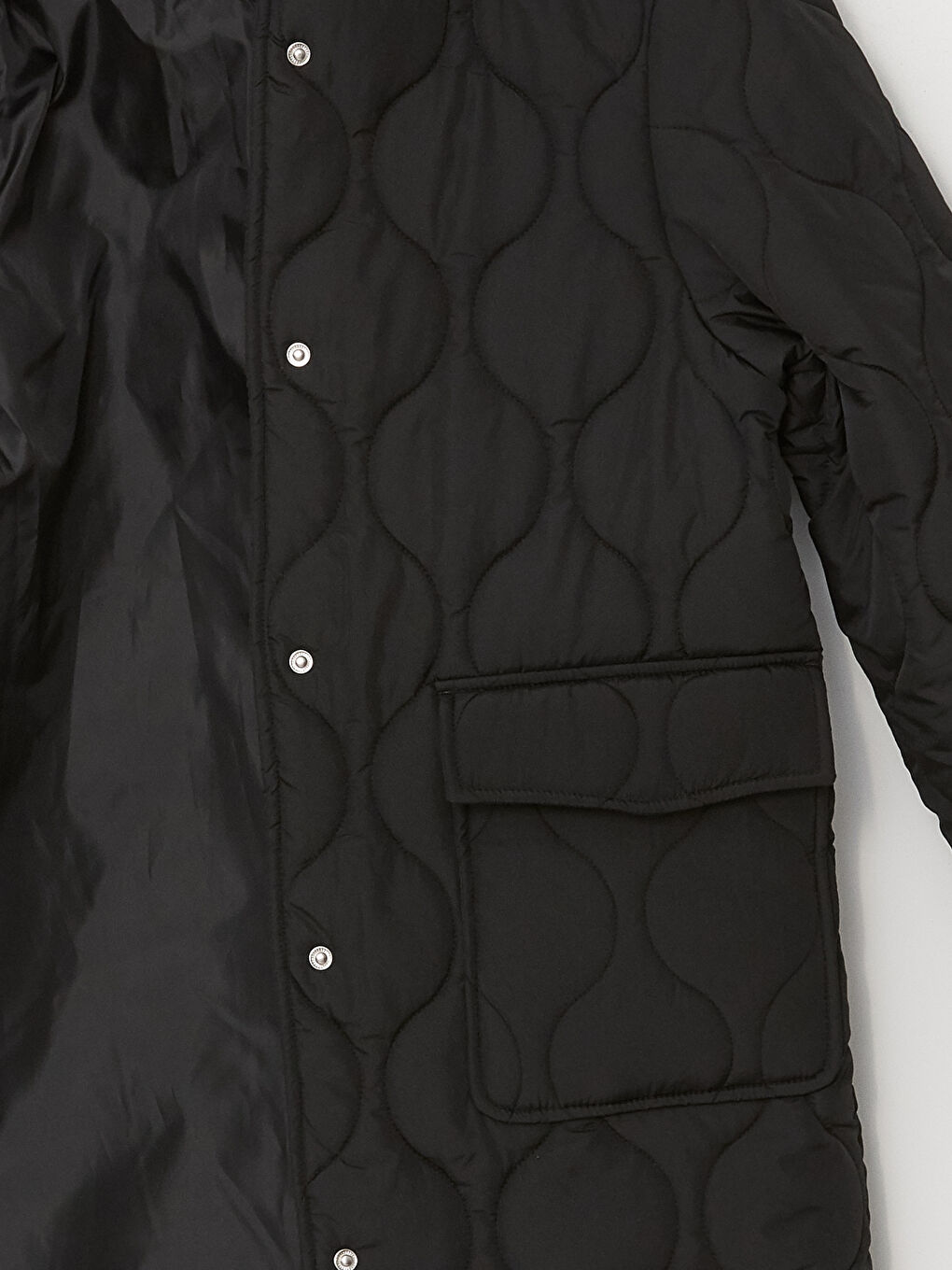 Hooded Quilted Women's Puffer Coat-7