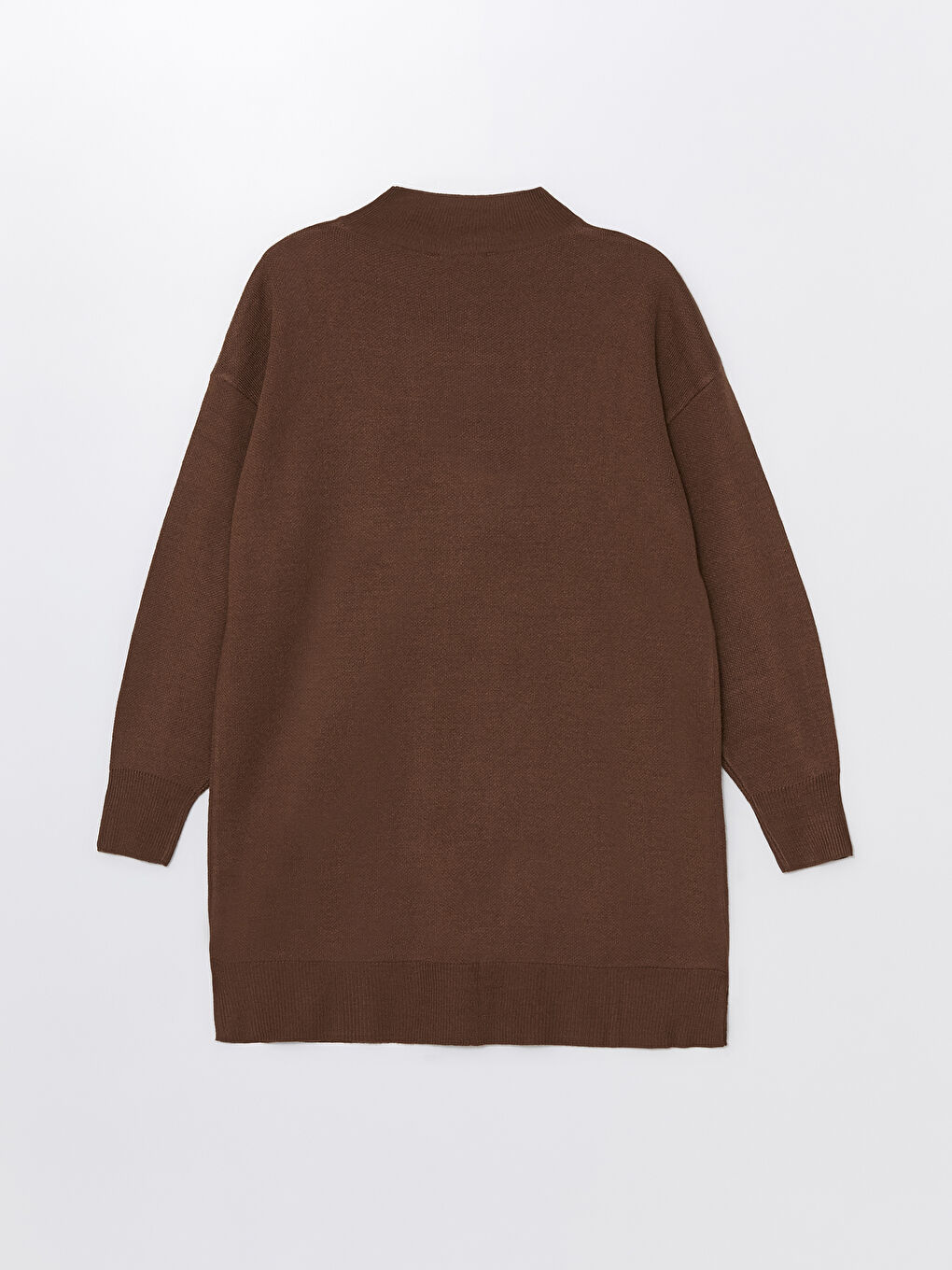 Funnel Neck Women's Knitwear Tunic-5