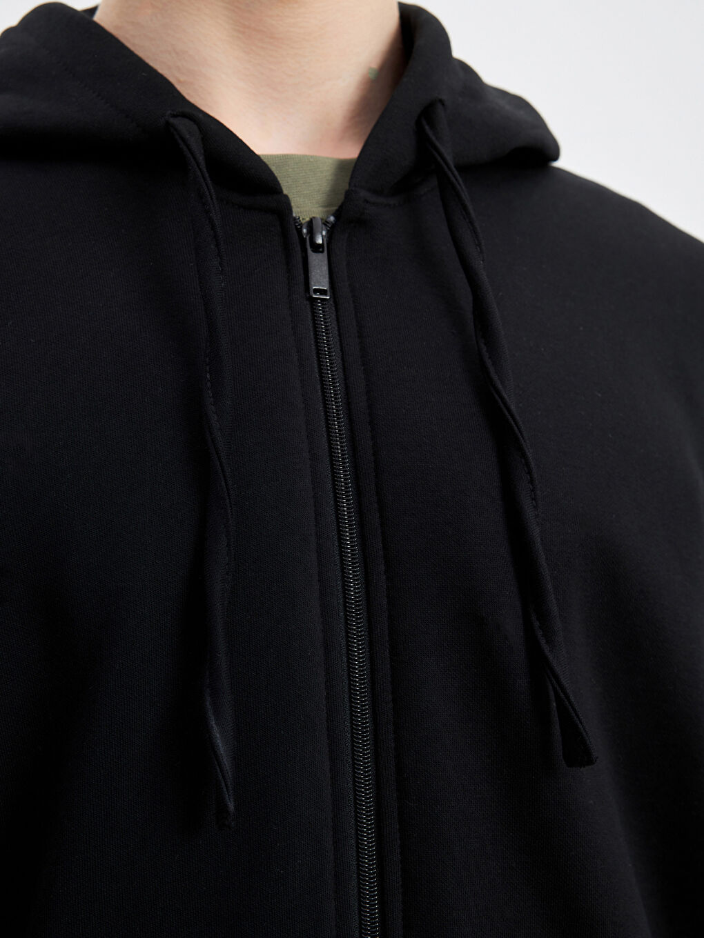 XSIDE Hooded Long Sleeve Men's Zip-Up Sweatshirt -W41718Z8-CVL