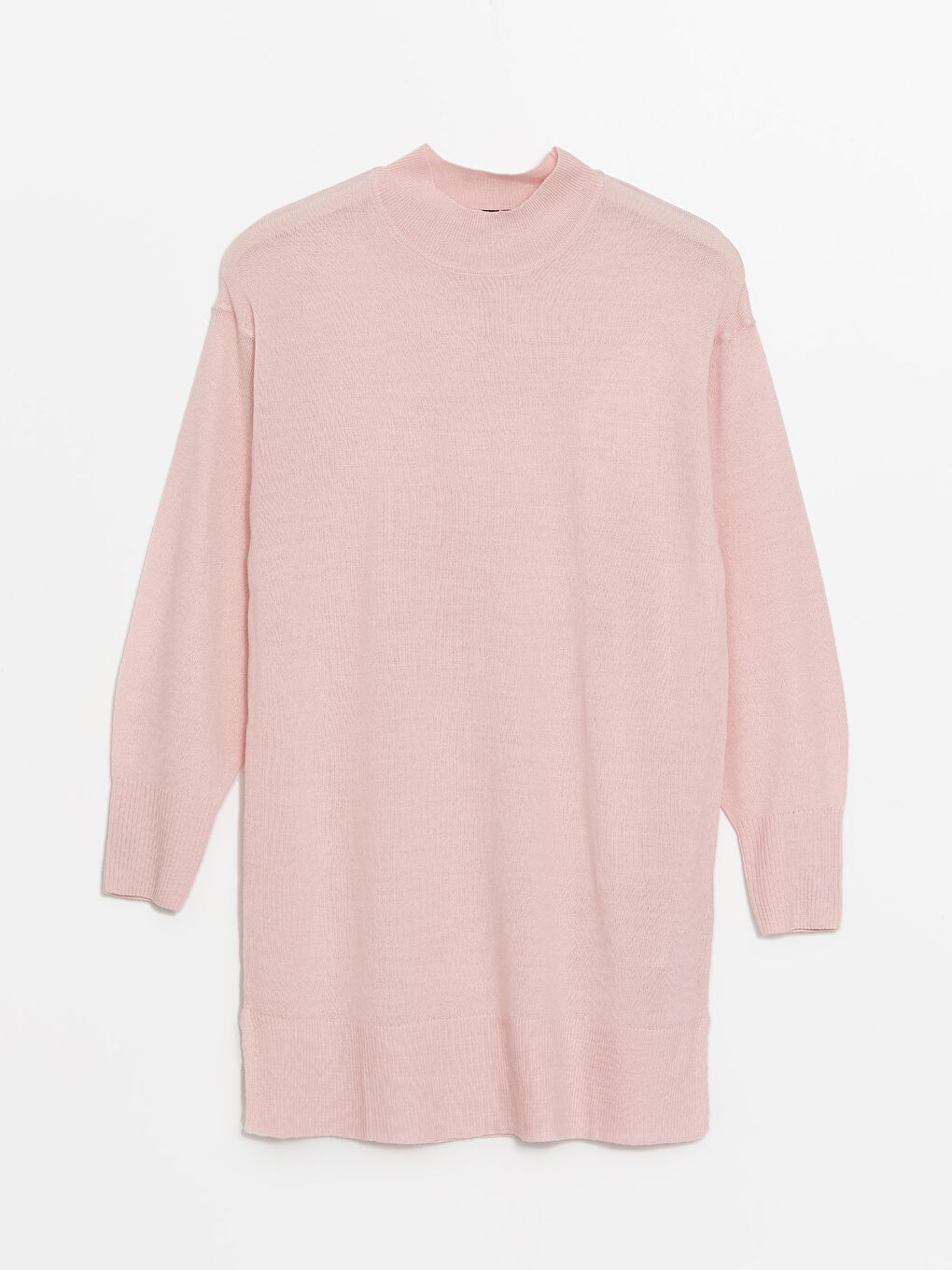 Funnel Neck Women's Knitwear Tunic-4