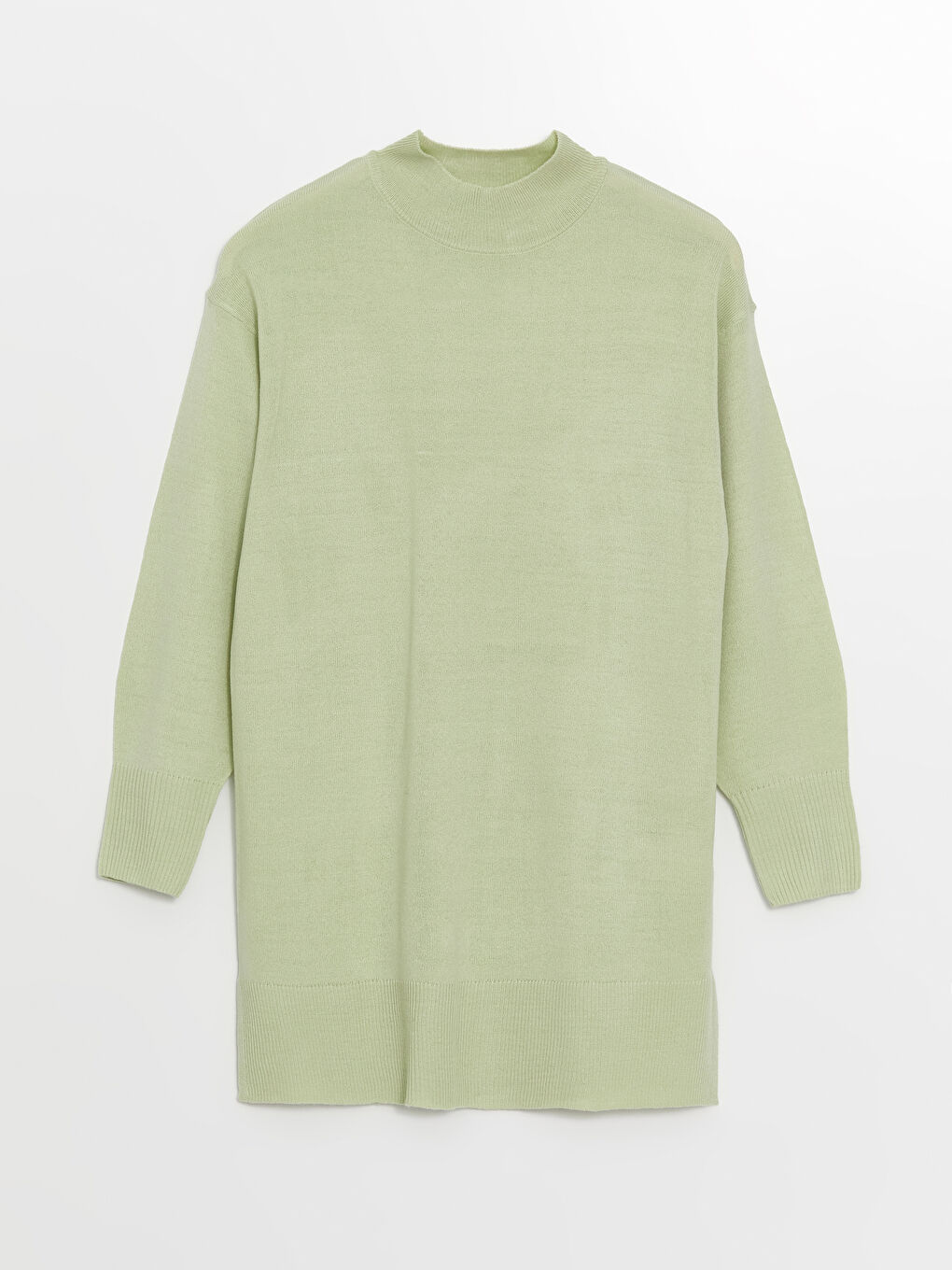 LCW Modest Funnel Neck Women's Knitwear Tunic -W41736Z8-FLD