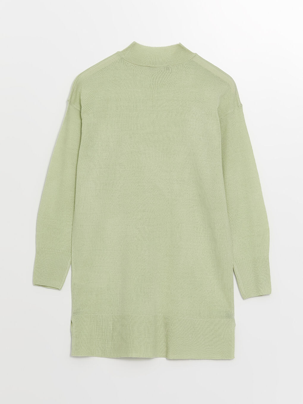 LCW Modest Funnel Neck Women's Knitwear Tunic -W41736Z8-FLD