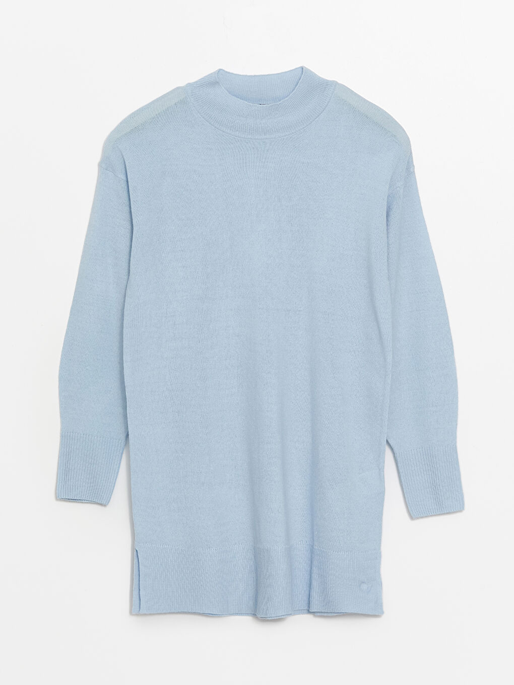 Әйелдерге арналған биік жағалы трикотаж туника-4