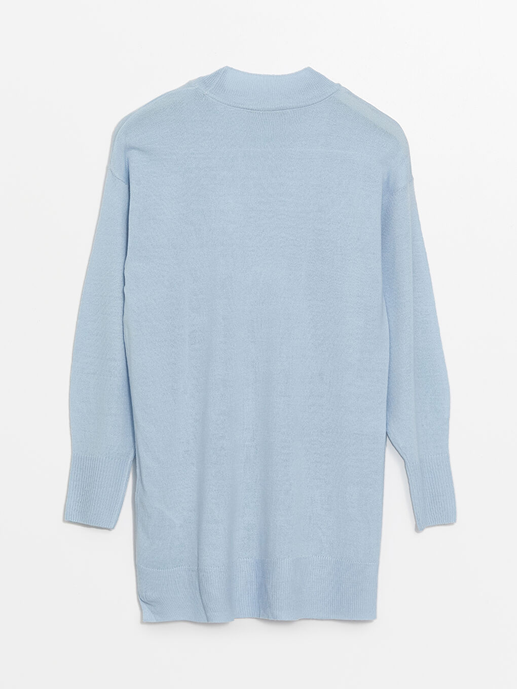 Әйелдерге арналған биік жағалы трикотаж туника-5