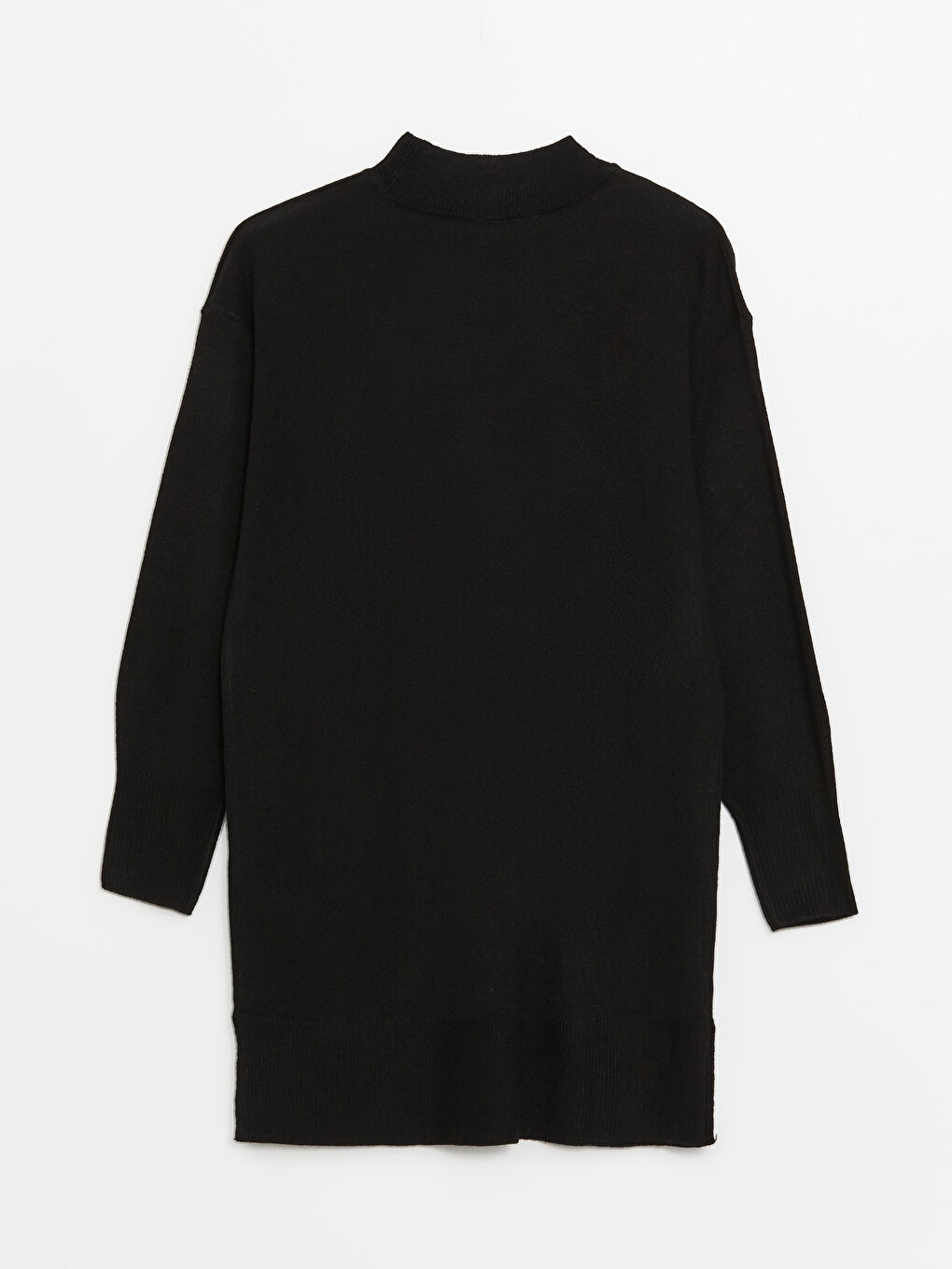 Funnel Neck Women's Knitwear Tunic-5