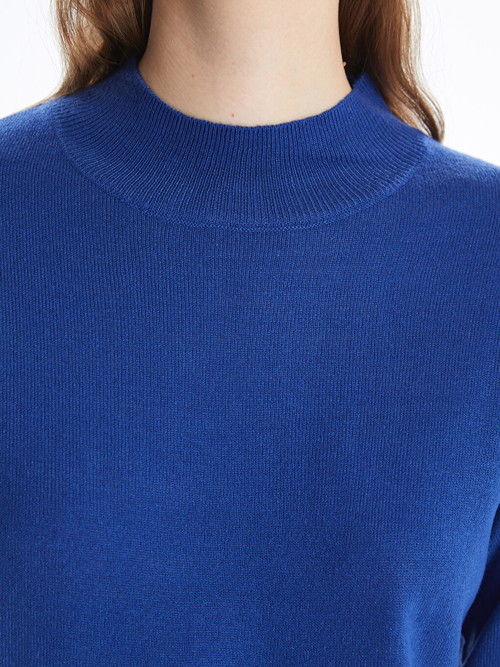LCW Modest Funnel Neck Women's Knitwear Tunic -W41736Z8-HNC