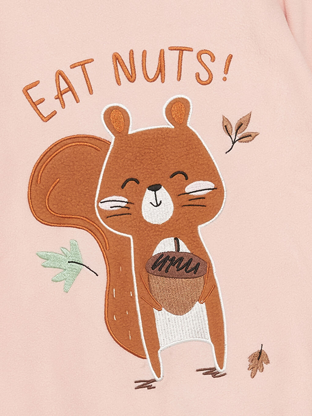 Pembe Nakışlı Kız Çocuk Pijama Üst-2