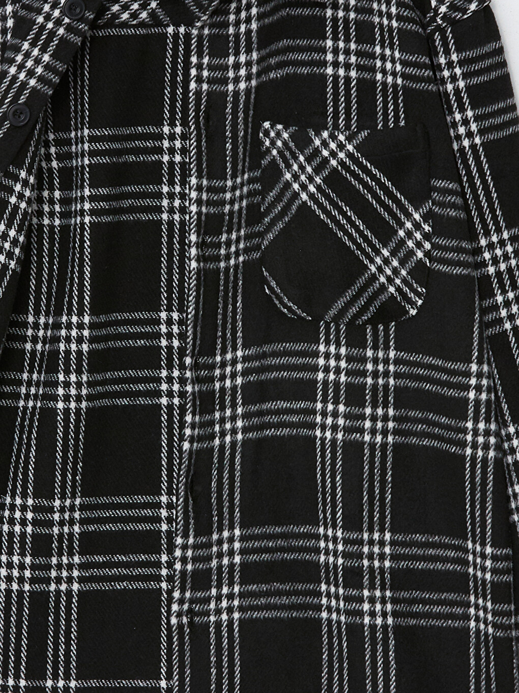 Chemise À Carreaux En Mélange De Laine Coupe Régulière Pour Homme-6