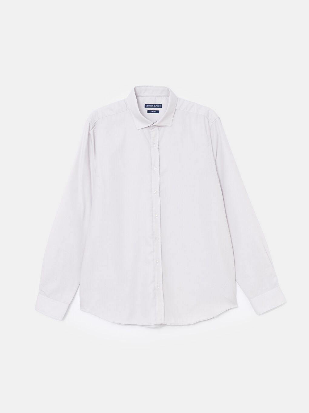 Slim Fit Long Sleeve Dobby Men's Shirt-4