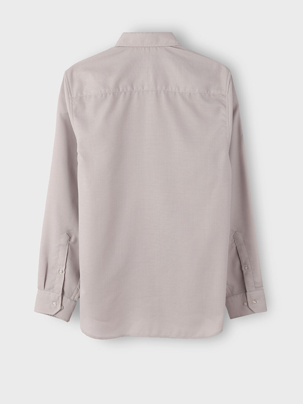 Slim Fit Long Sleeve Dobby Men's Shirt-9