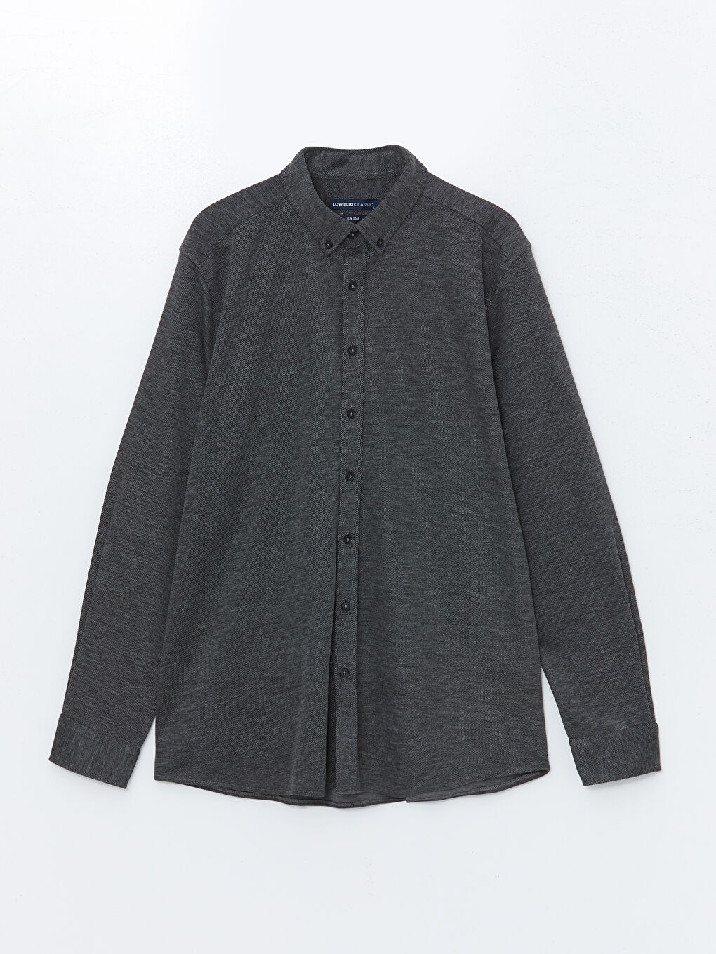 Slim Fit Long Sleeve Men's Shirt-4