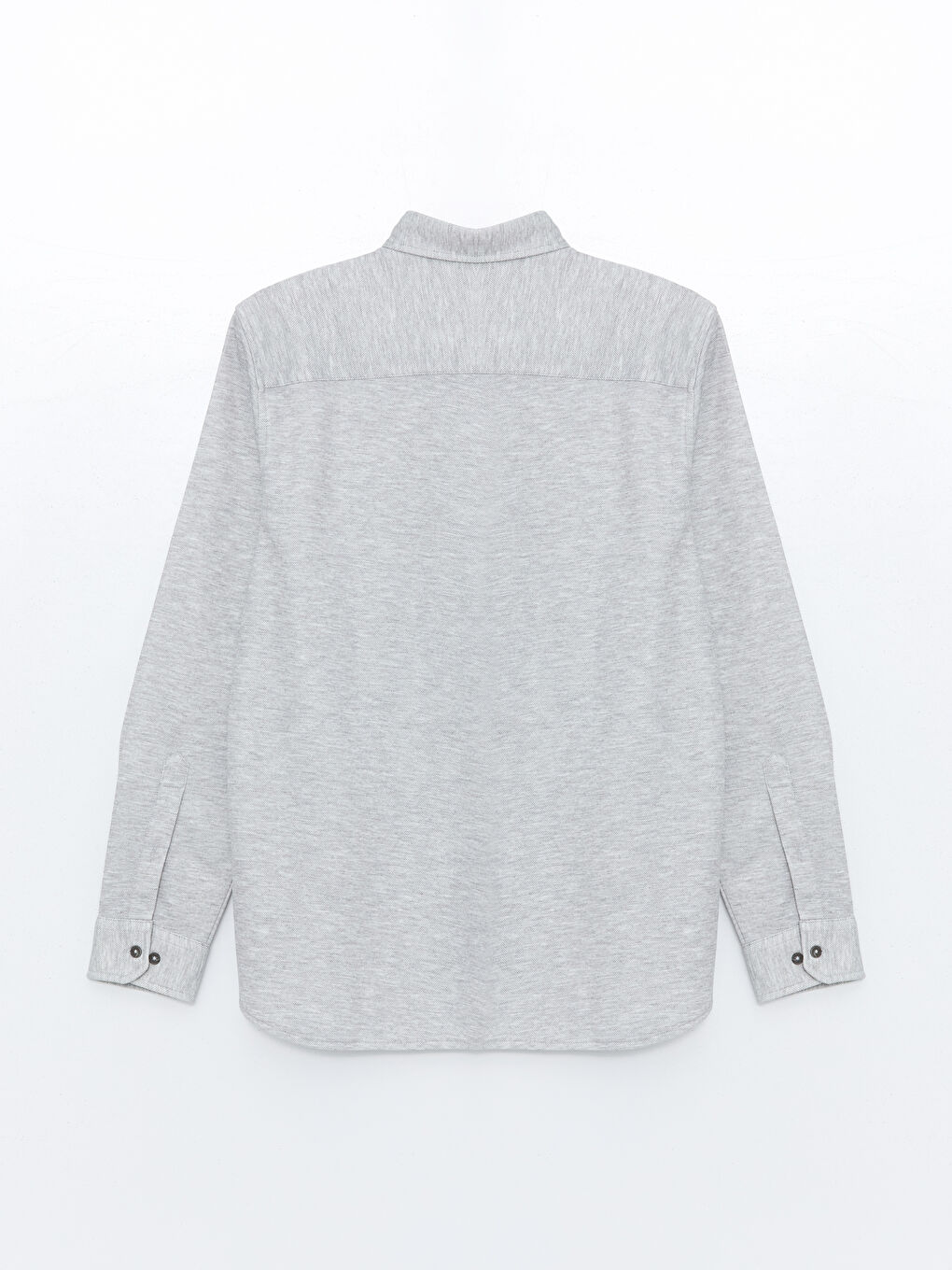 Slim Fit Long Sleeve Men's Shirt-5