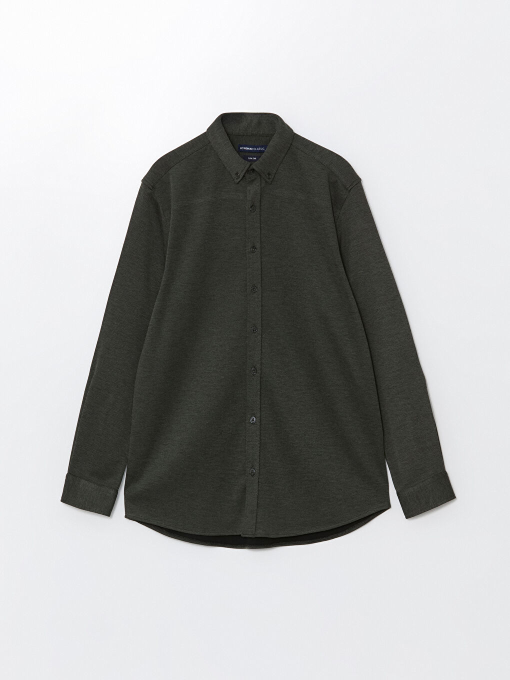 Slim Fit Long Sleeve Men's Shirt-4