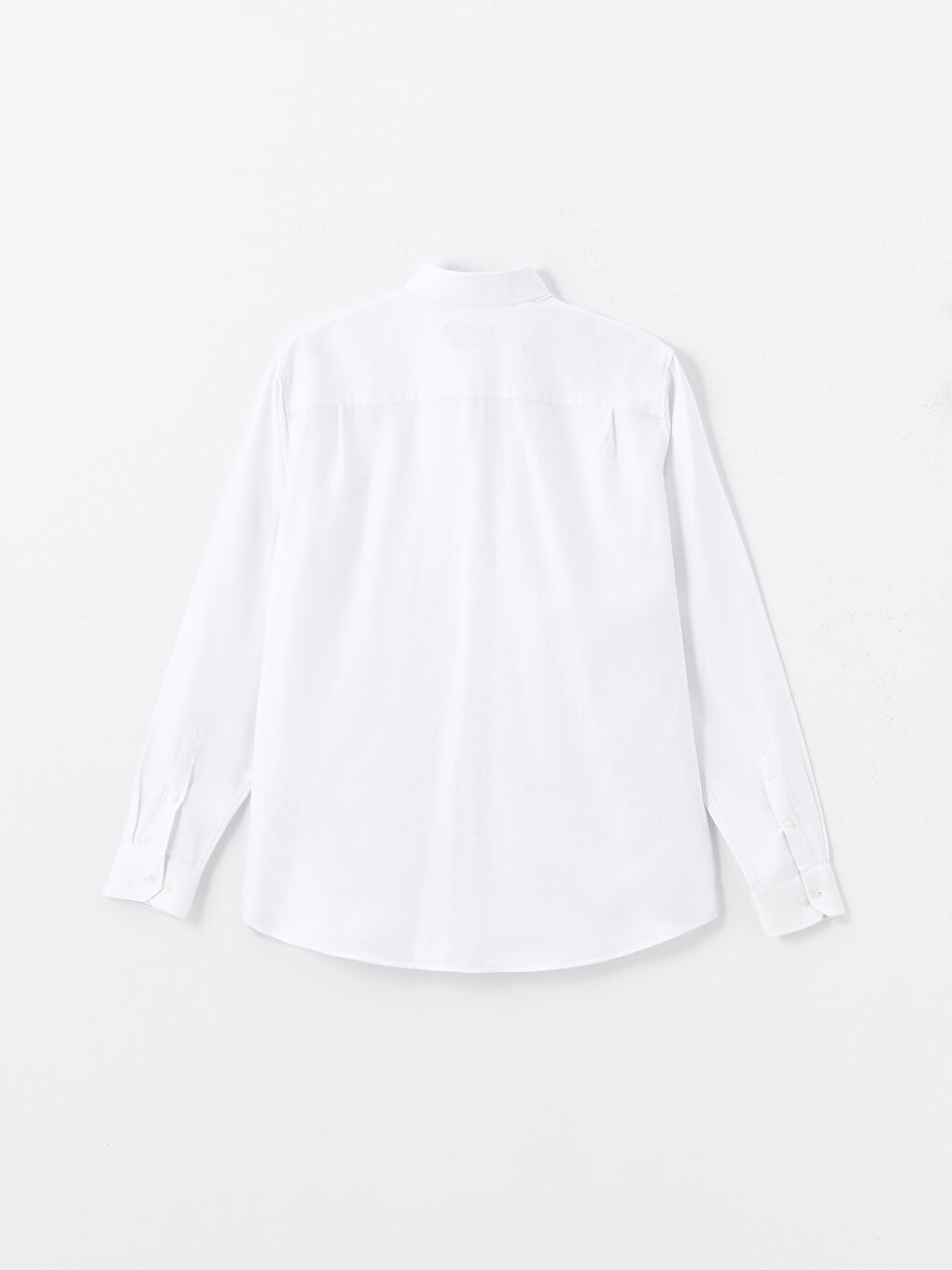 Regular Fit Long Sleeve Dobby Fabric Men's Shirt-5