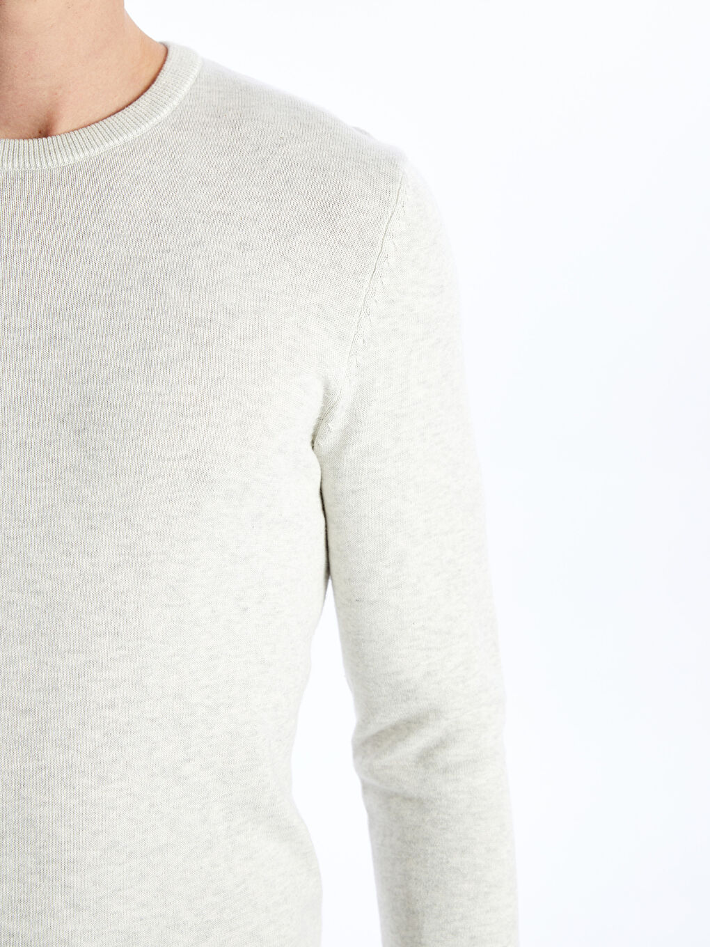 LCWAIKIKI Classic Pull-over Col rond Manches longues pour Hommes en Tricot -W42146Z8-DFY