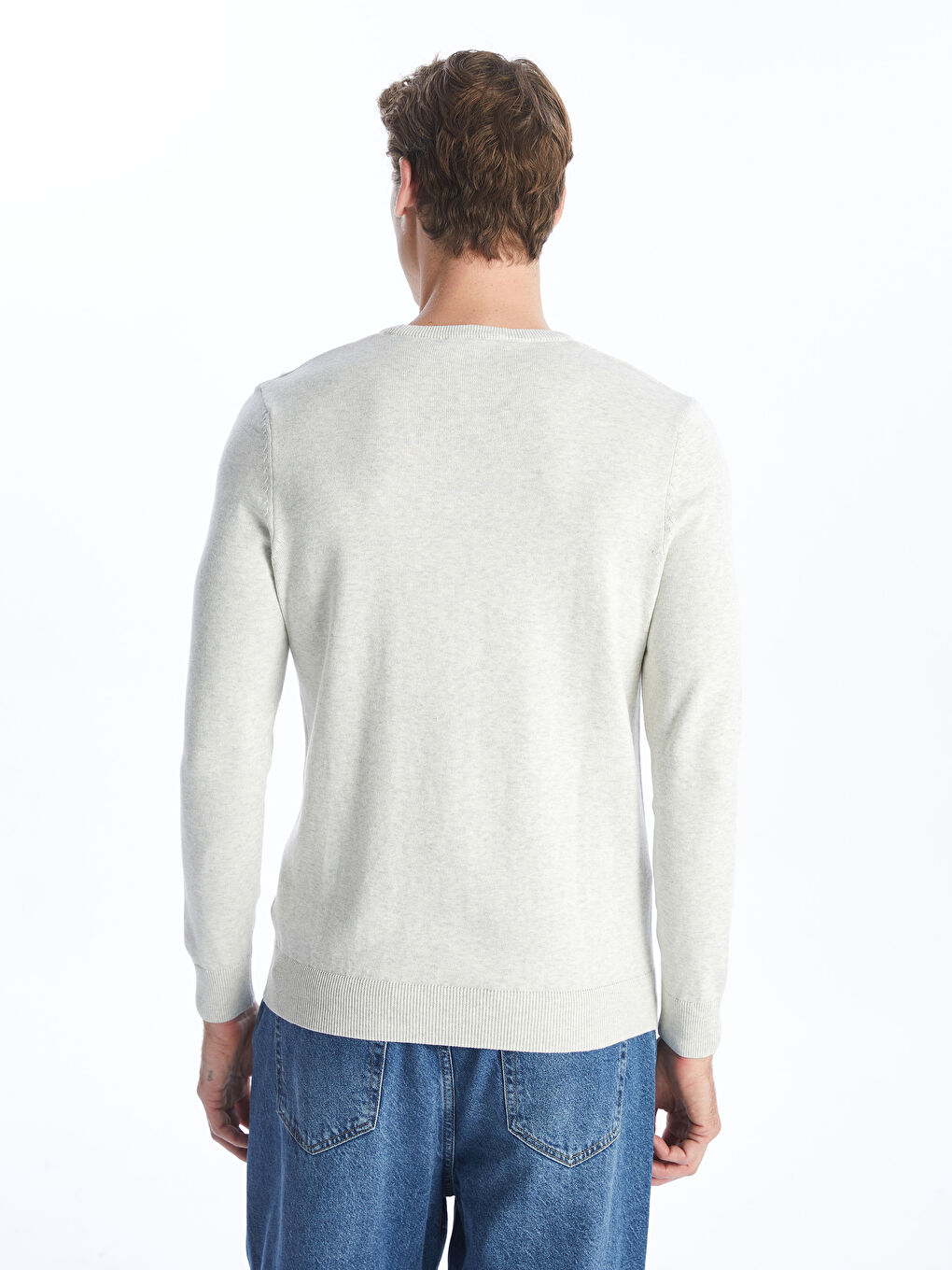 LCWAIKIKI Classic Pull-over Col rond Manches longues pour Hommes en Tricot -W42146Z8-DFY