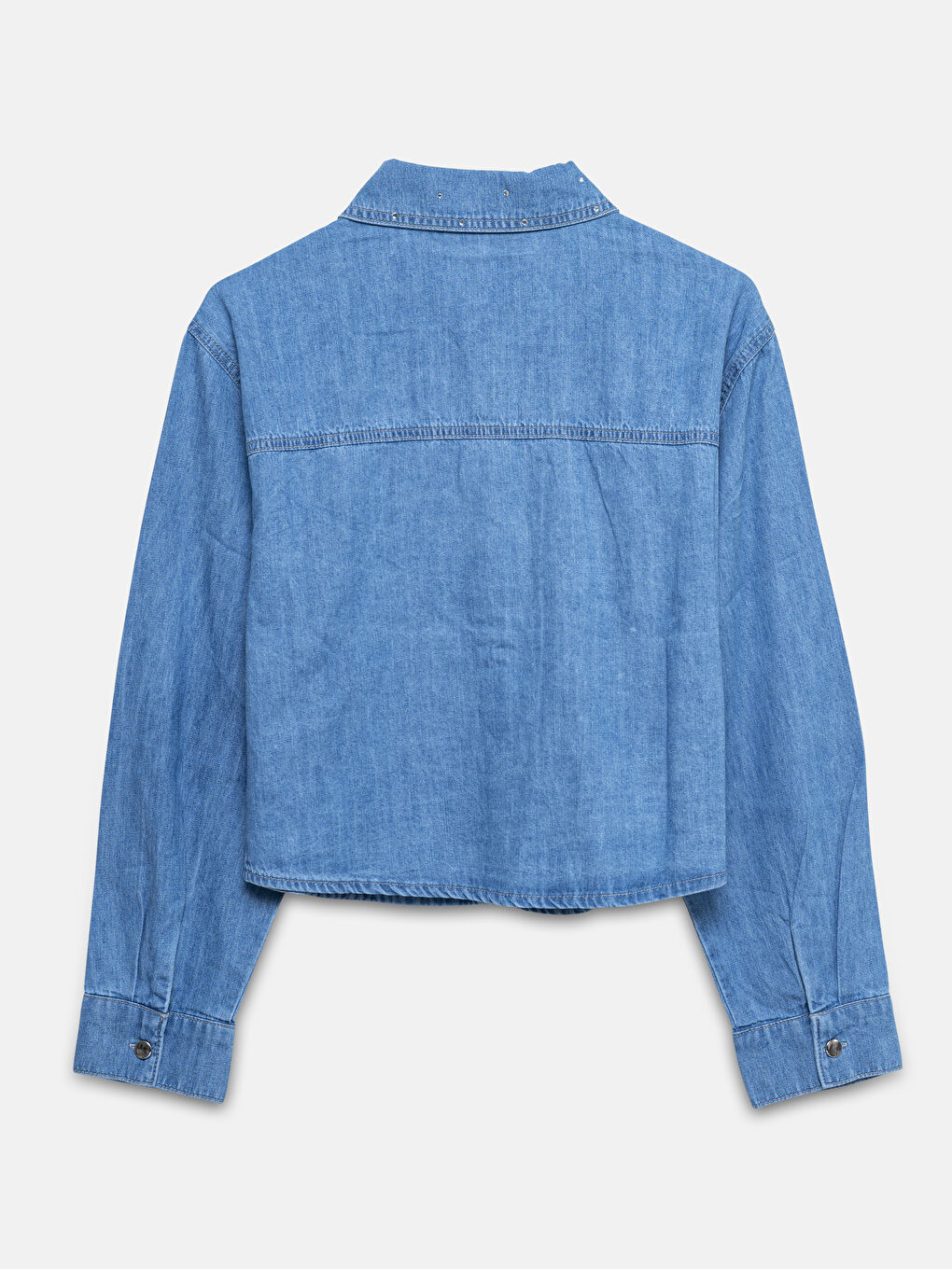 Pocket Detail Women's Denim Shirt -W42216Z8-507