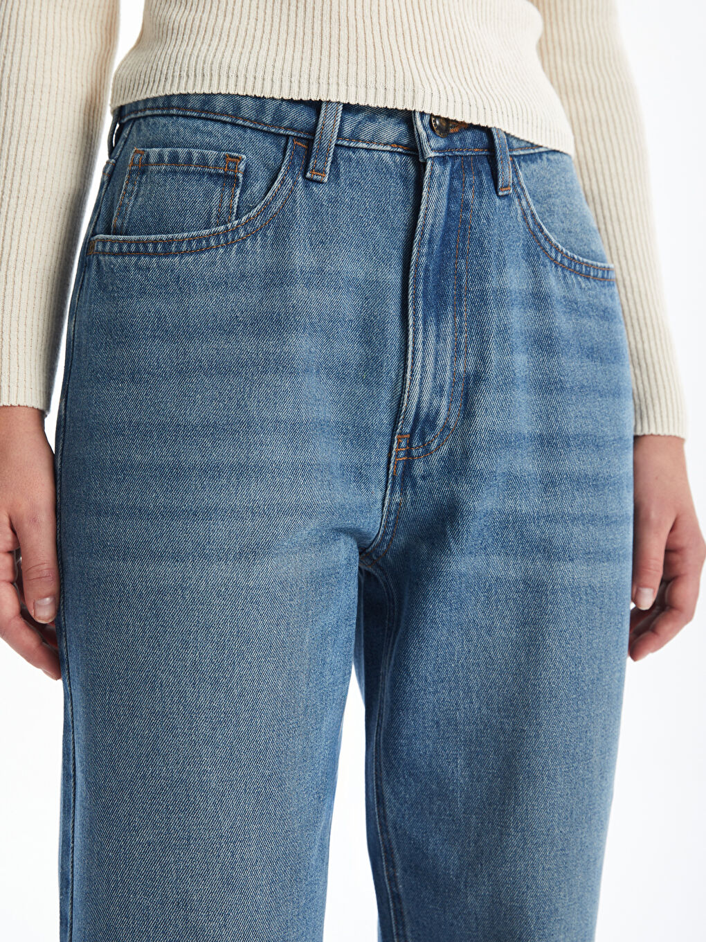 LCW Jeans Straight Fit Women's Jeans -W42221Z8-JVU
