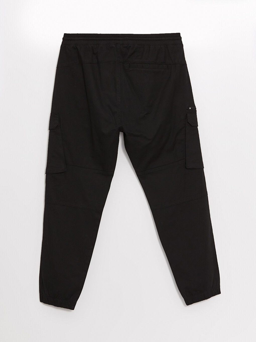 LCW Casual Siyah Standart Kalıp Gabardin Erkek Jogger Pantolon - 5