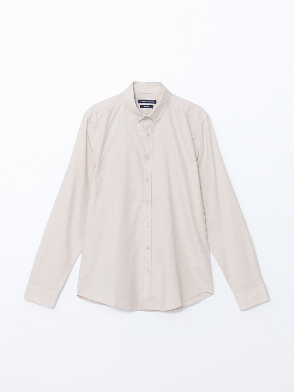 LCWAIKIKI Classic Slim Fit Long Sleeve Oxford Men's Shirt -W42247Z8-CR8