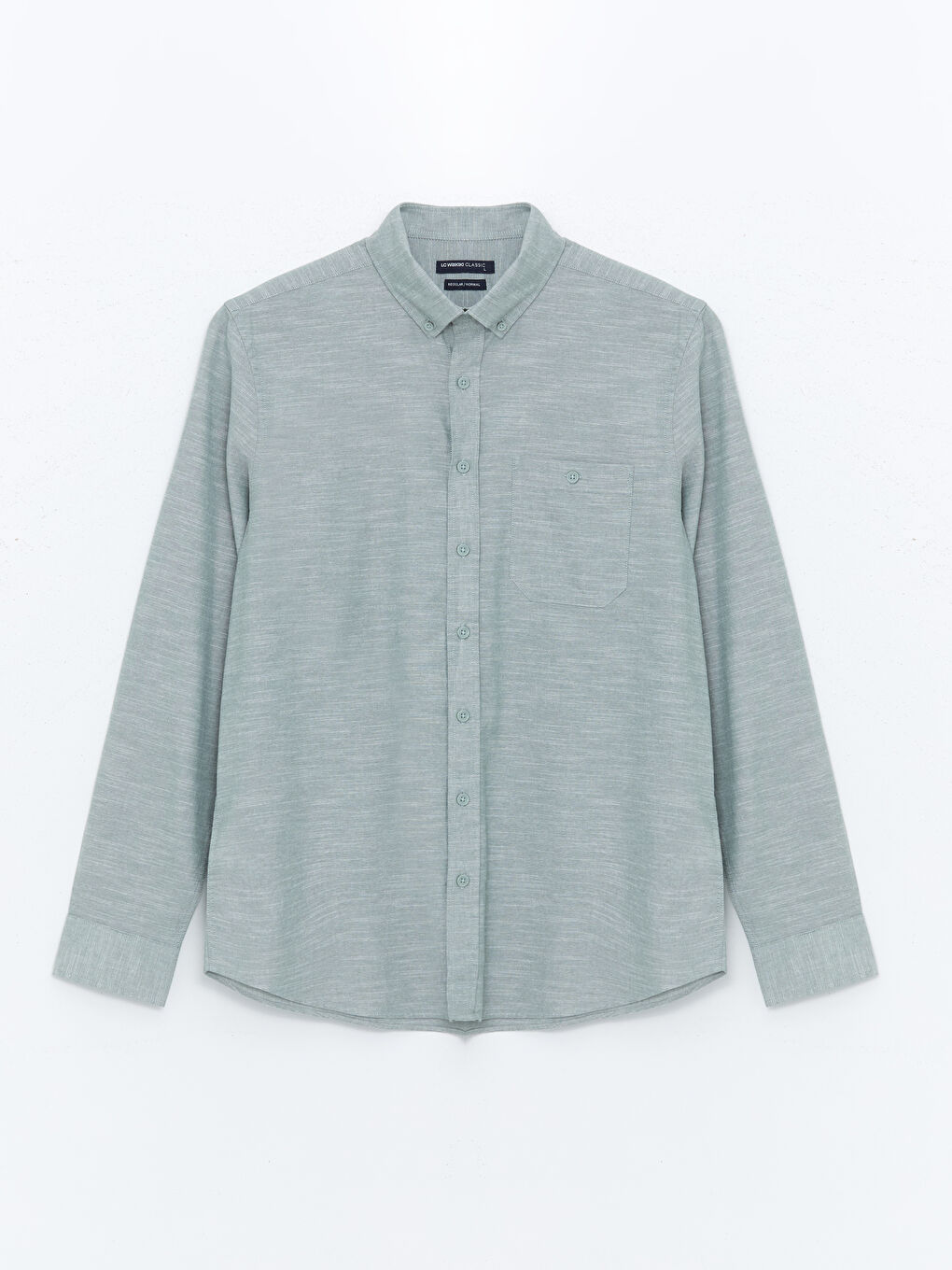LCWAIKIKI Classic Regular Fit Uzun Kollu Poplin Erkek Gömlek -W42248Z8-S3L