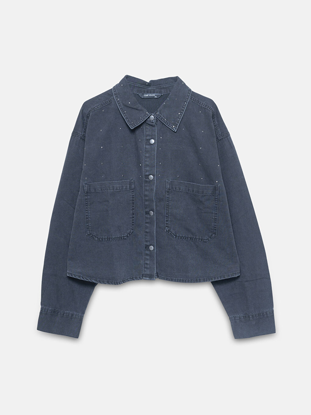 LCW Vision Pocket Detail Women's Denim Shirt -W42262Z8-326