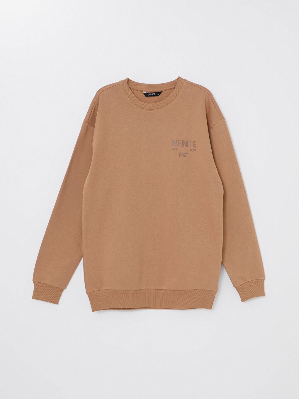 LCW Casual Devetüyü Bisiklet Yaka Uzun Kollu Baskılı Erkek Sweatshirt - 4