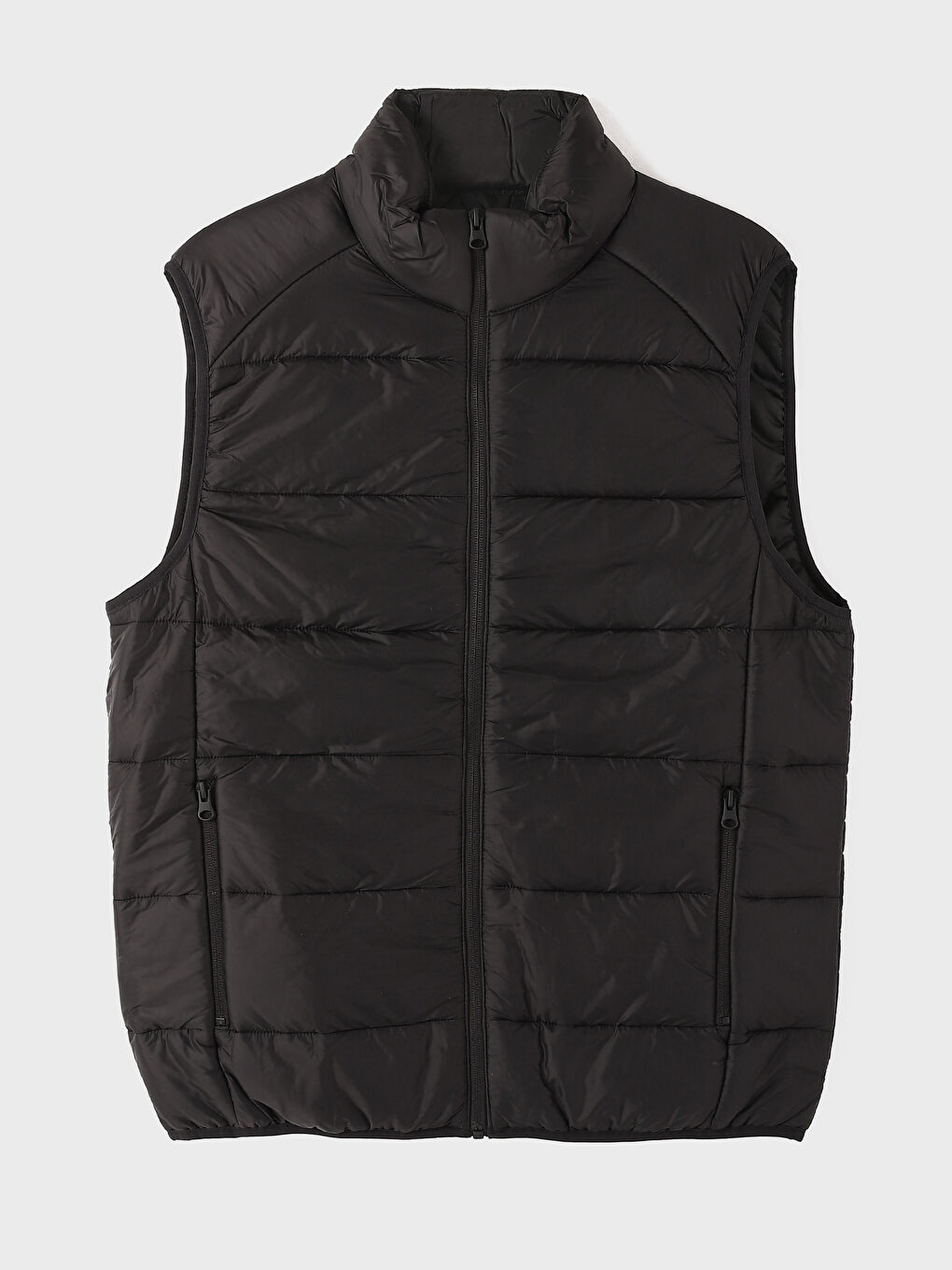 Slim Fit Funnel Neck Men's Puffer Gilet
