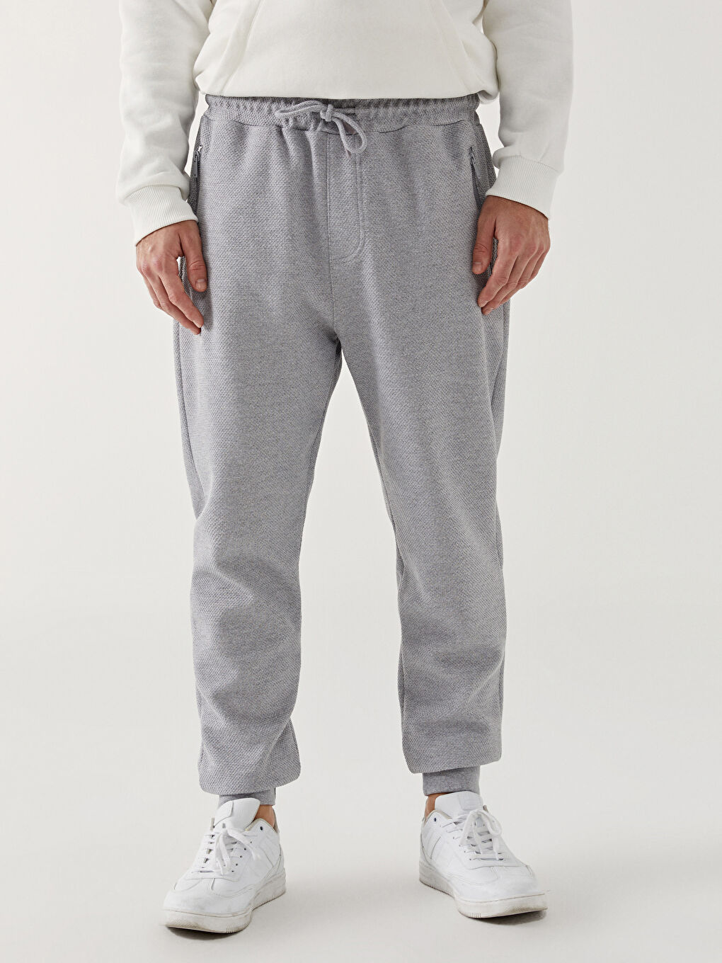 XSIDE Gri Slim Fit Erkek Jogger Eşofman Altı - 1