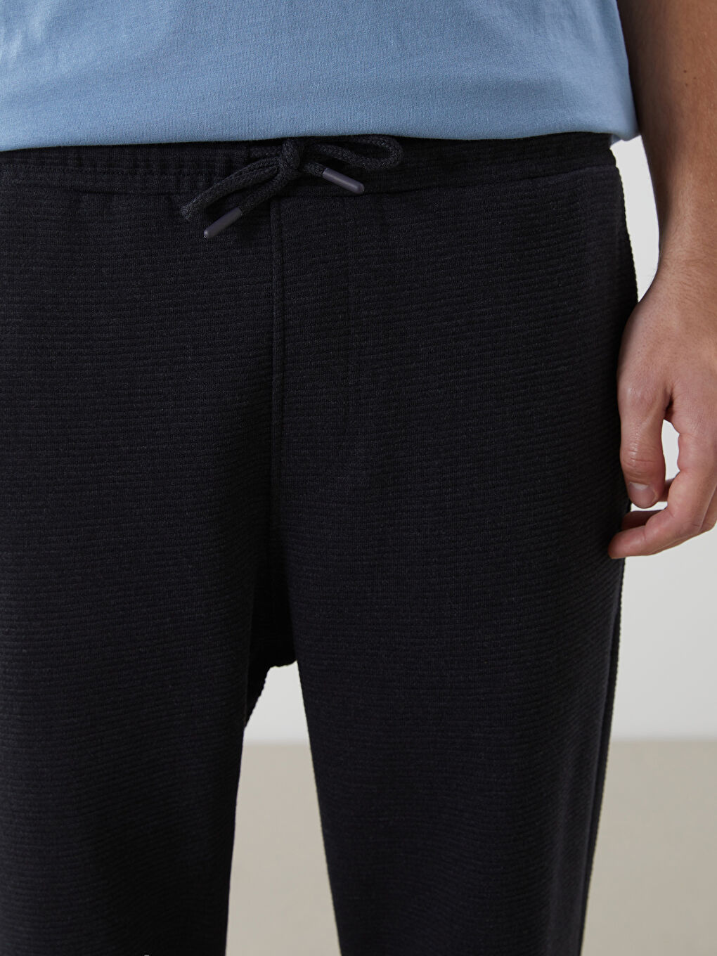 Antrasit Standart Kalıp Erkek Jogger Eşofman Altı-2