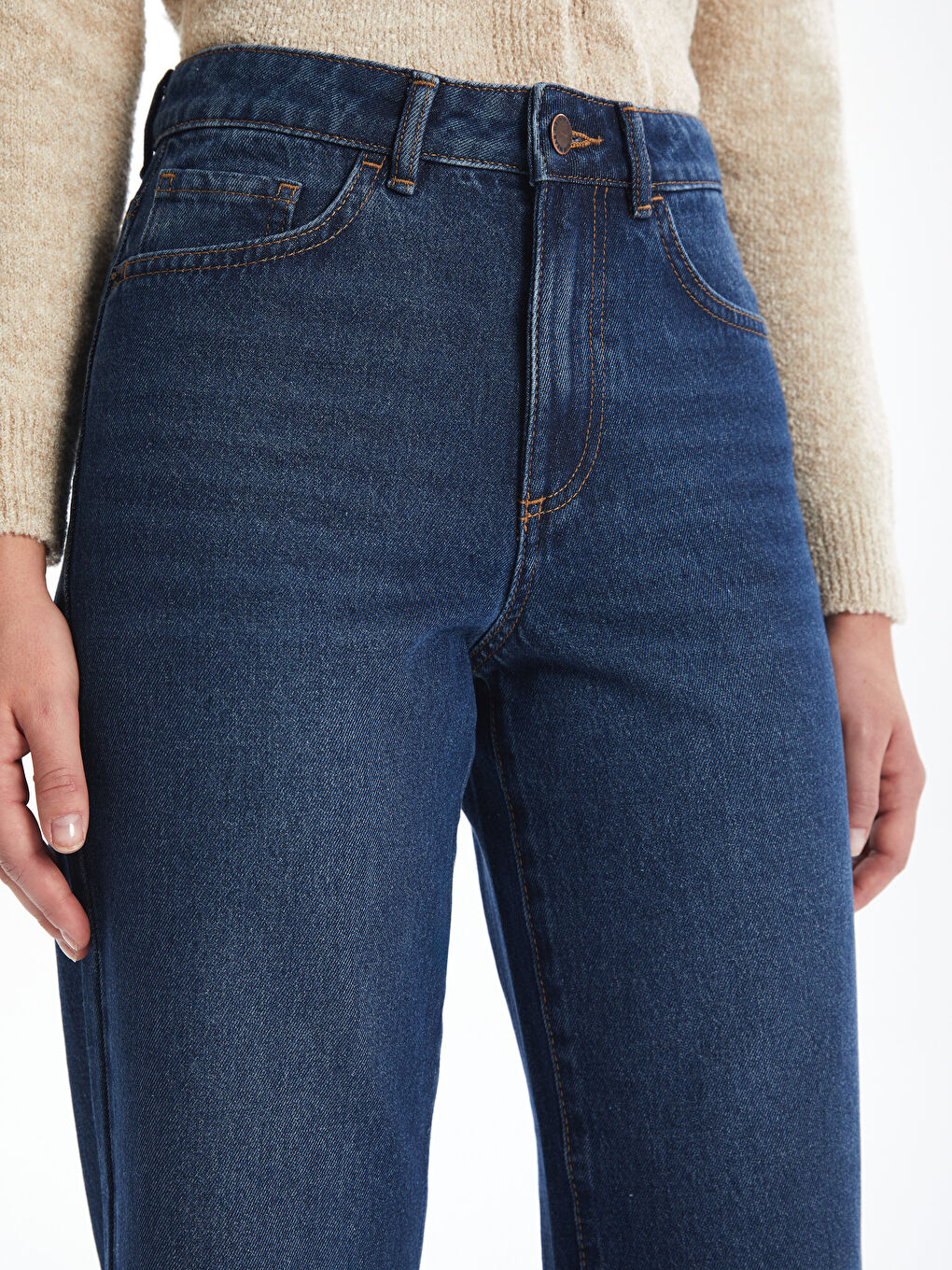LCW Jeans Ženske farmerke visokog struka i širokih nogavica -W42352Z8-309