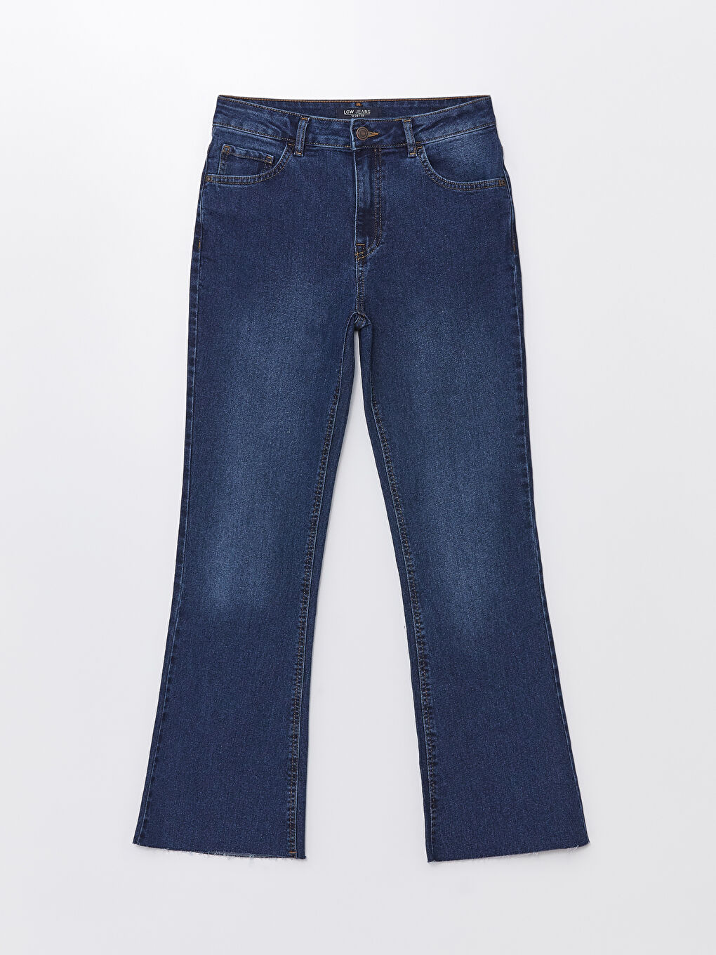 LCW Jeans Koyu Rodeo Mars Flare Kadın Jean Pantolon - 5