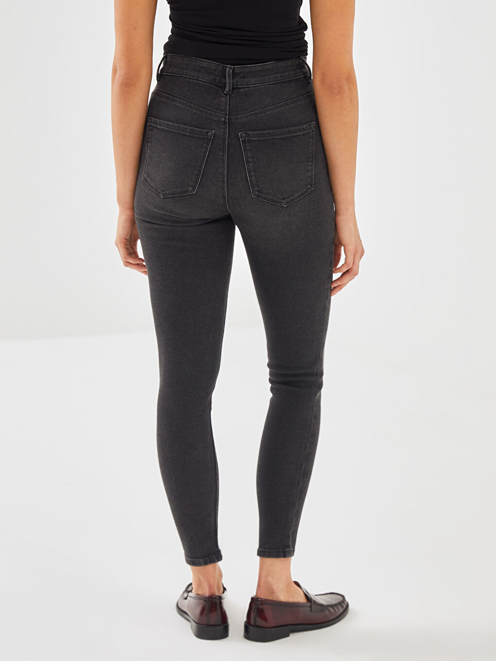 LCW Jeans High Waisted Jupiter Super Skinny Fit Women's Jeans -W42405Z8-GRD