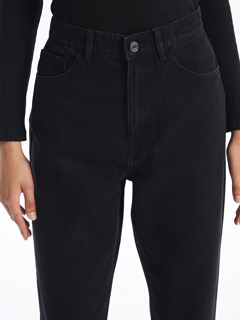 LCW Jeans جینزی کمر بەرز فیتی دایکانە بۆ ژنان -W42428Z8-327