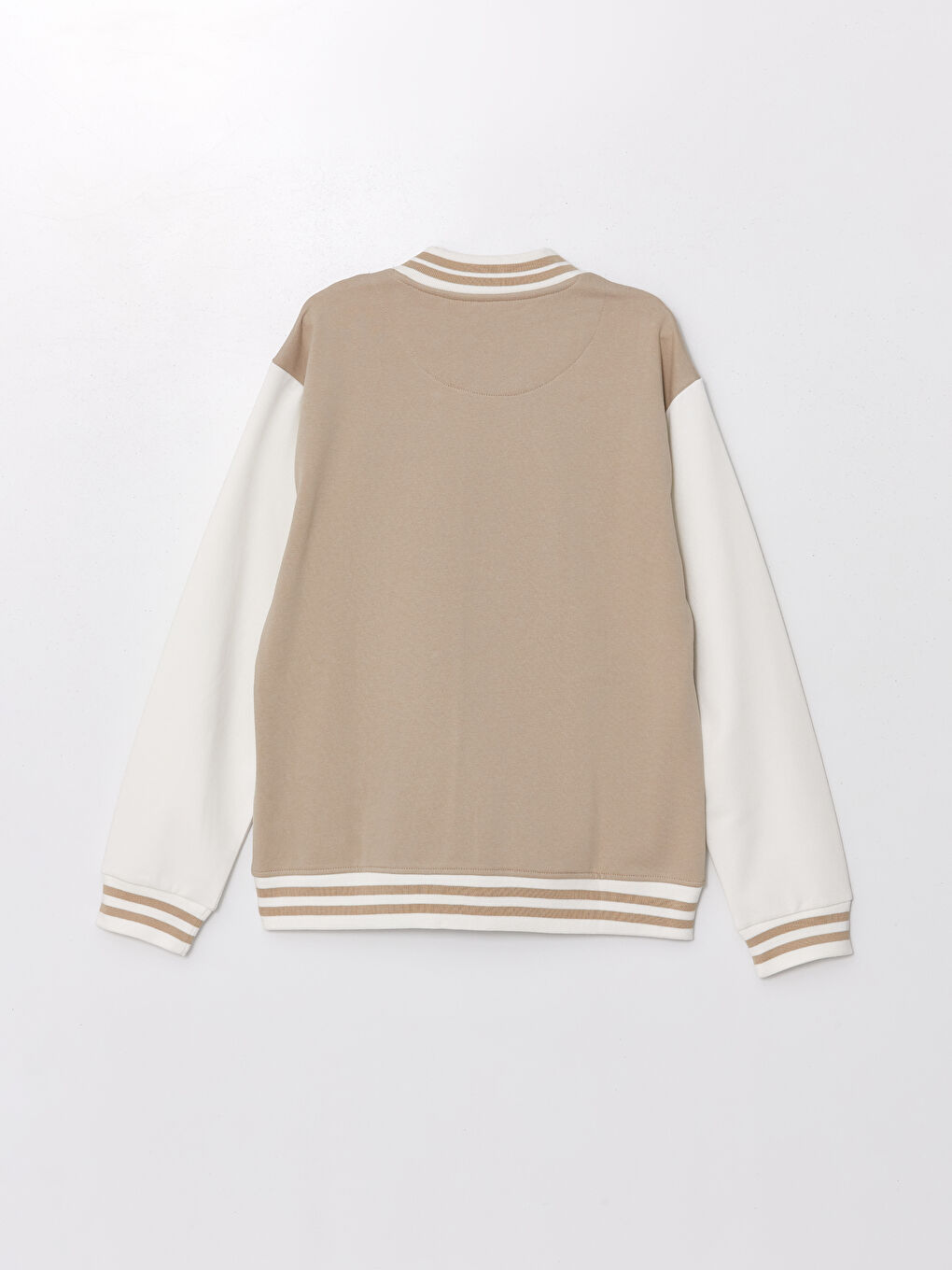 Muška Debela Koledž Jakna Opuštenog Kroja, Dugi Rukav-5