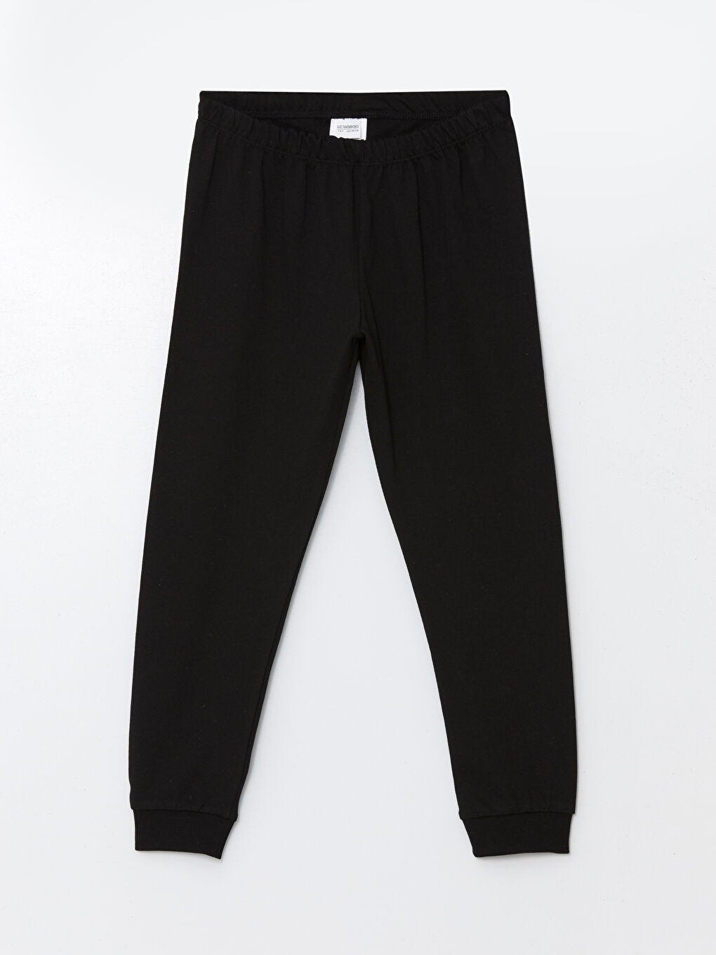 Siyah Beli Lastikli Kız Çocuk Pijama Alt