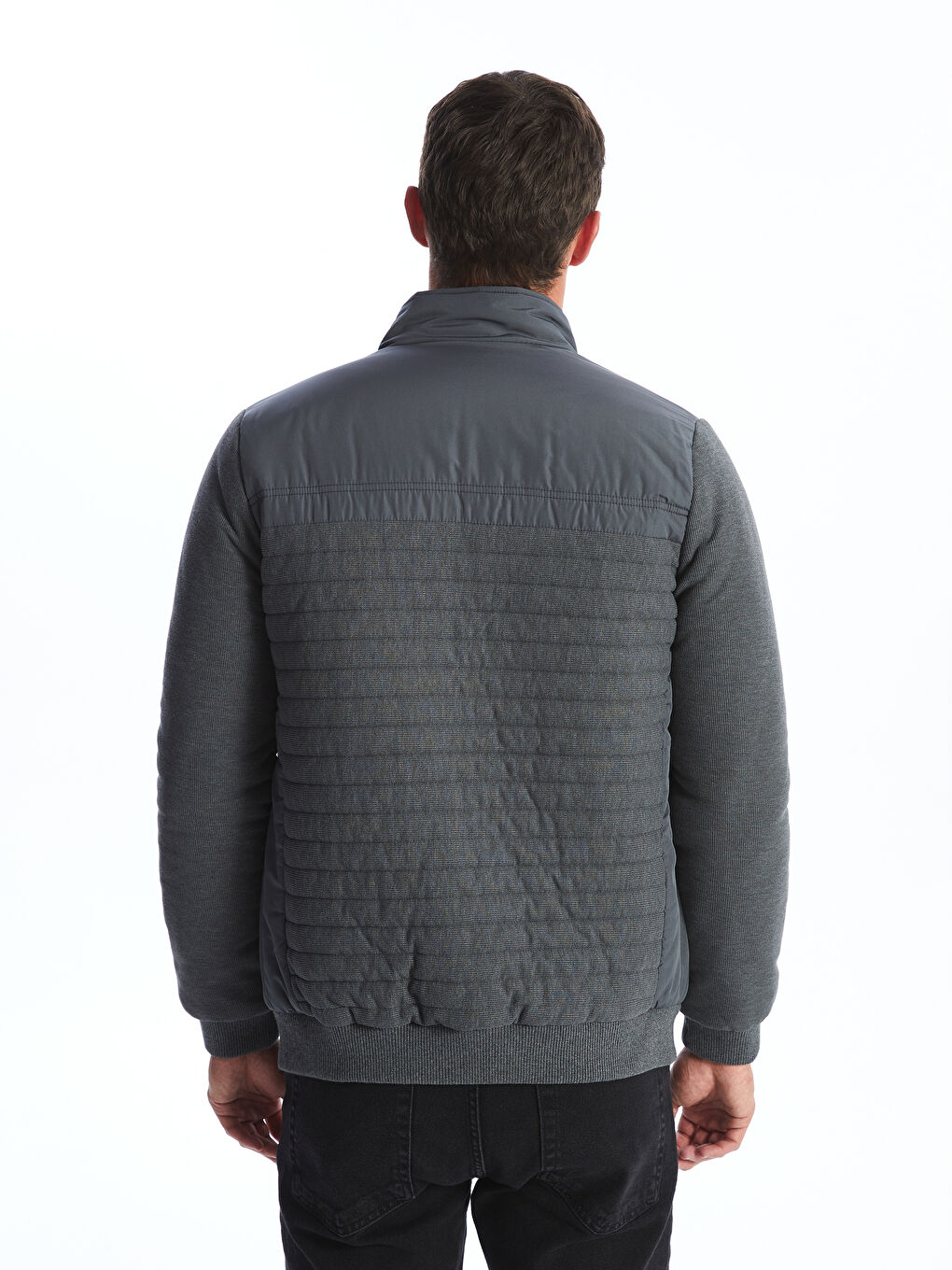LCWAIKIKI Classic Regular Fit Funnel Neck Men's Knitwear Coat -W42579Z8-CT3