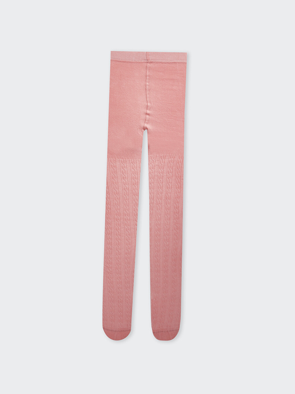 Pembe Desenli Kız Çocuk Külotlu Çorap-1