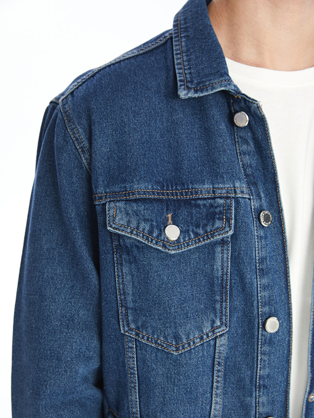 Standard Fit Men's Denim Jacket-2