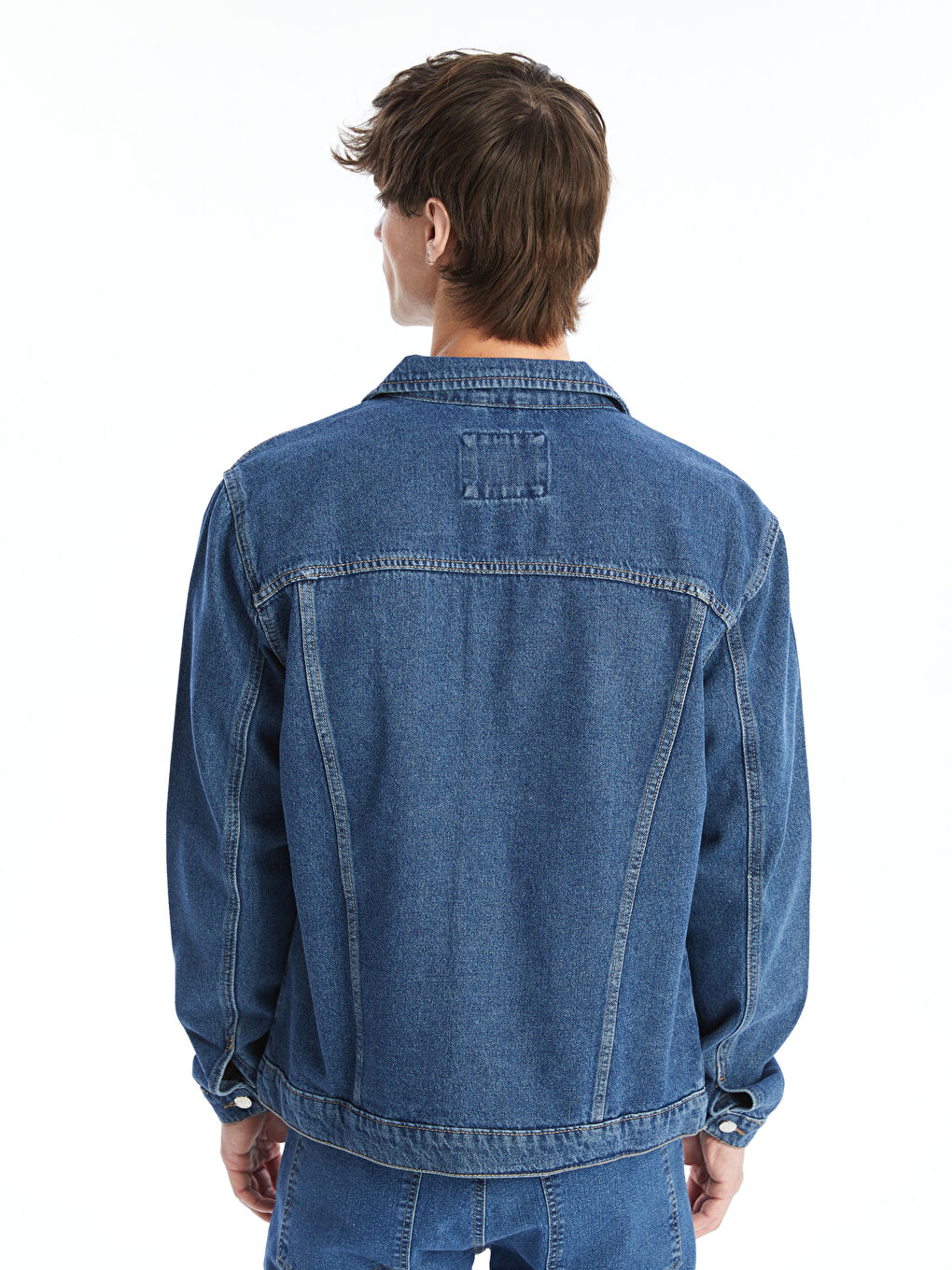 Standard Fit Men's Denim Jacket-3