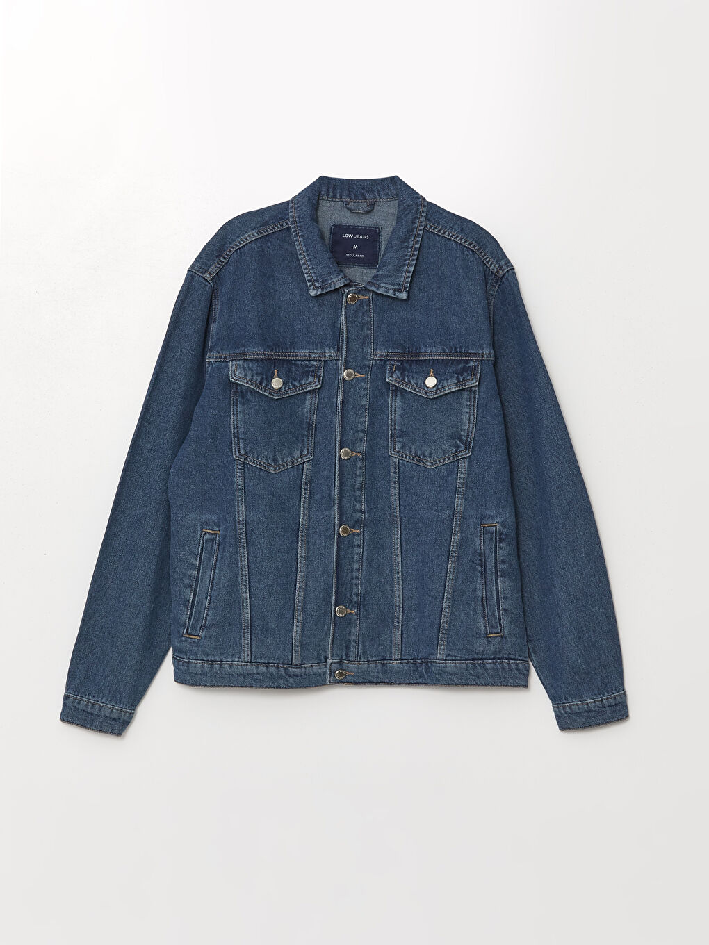 Standard Fit Men's Denim Jacket-4