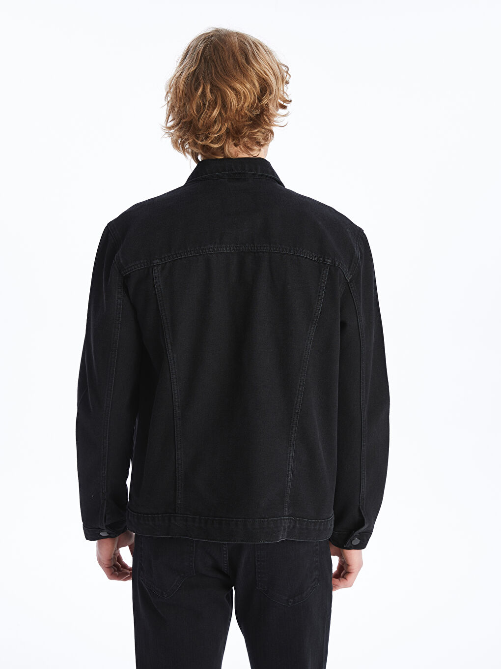 Veste en jean pour Hommes Coupe régulière-4