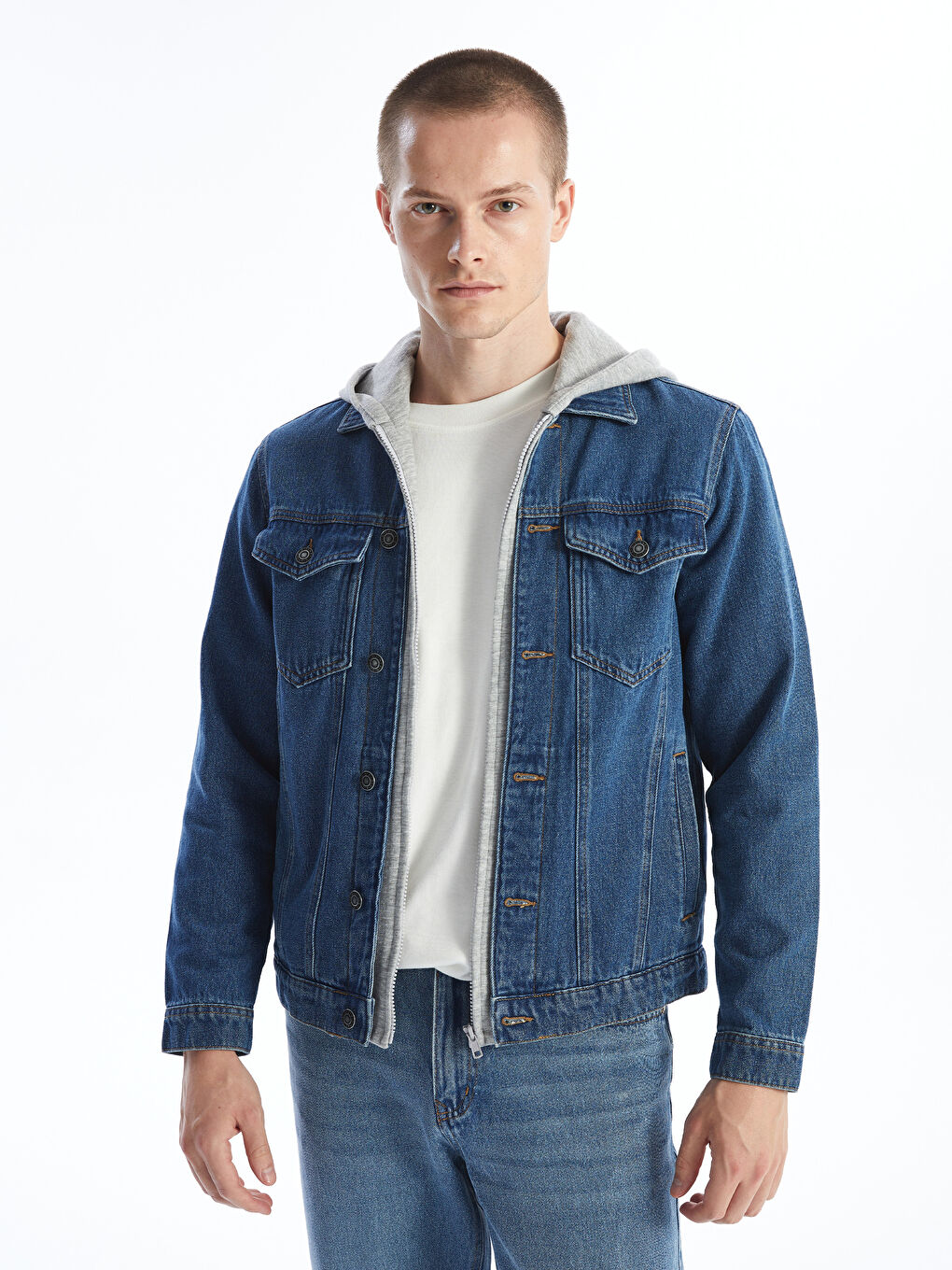 LCW Jeans Standard Fit Men's Denim Jacket -W42786Z8-H45