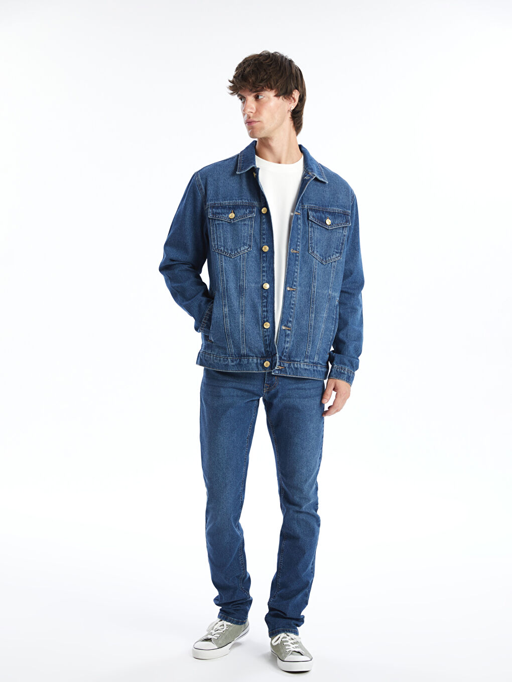 LCW Jeans Standard Fit Men's Denim Jacket -W42790Z8-H45