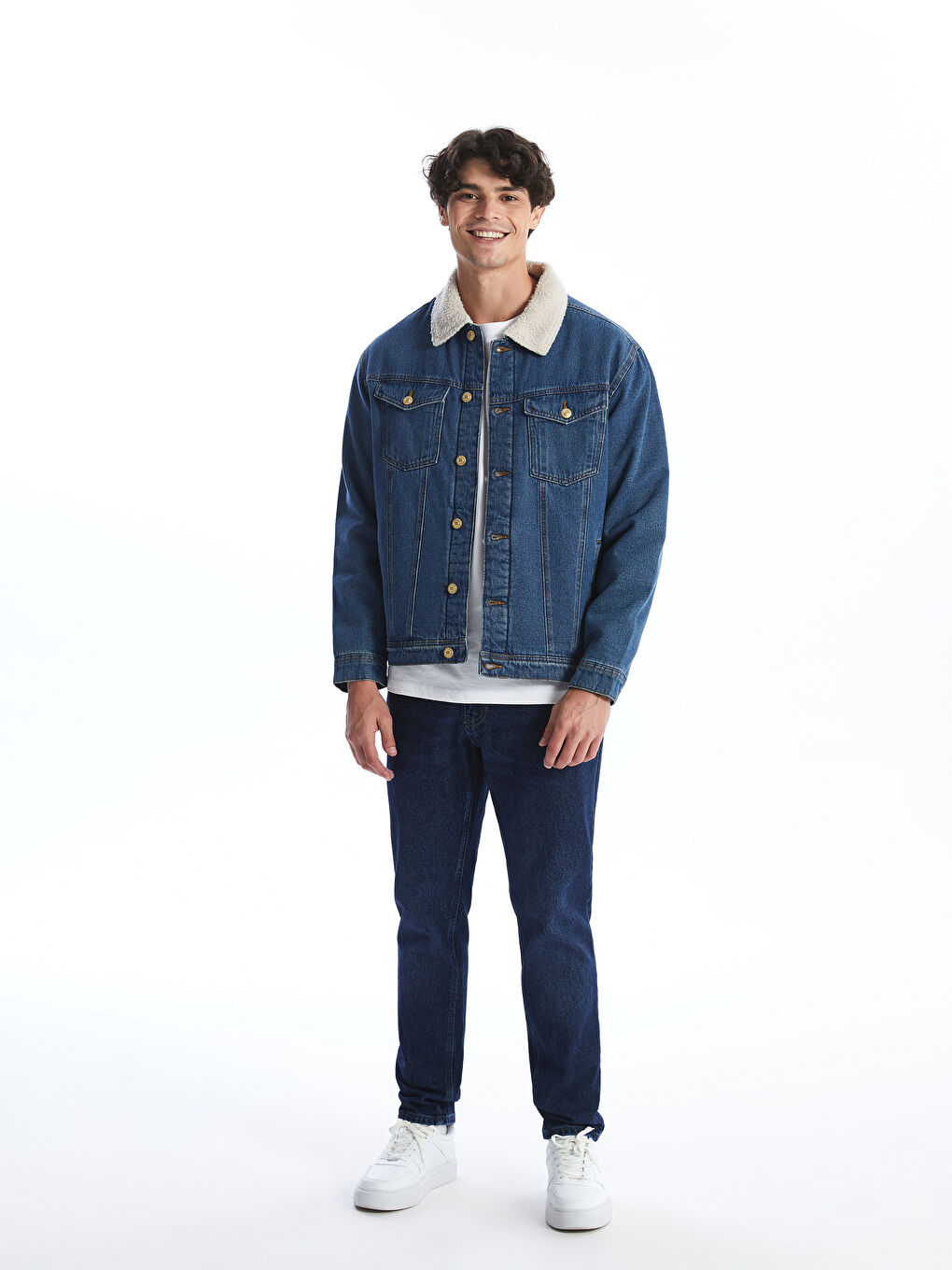 LCW Jeans Slim Fit Men's Denim Jacket -W42798Z8-H45