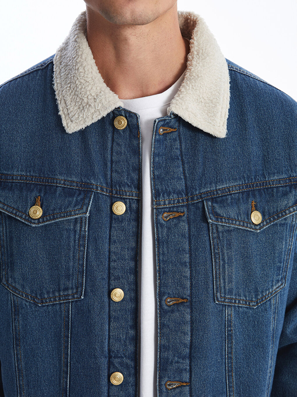 LCW Jeans Slim Fit Men's Denim Jacket -W42798Z8-H45