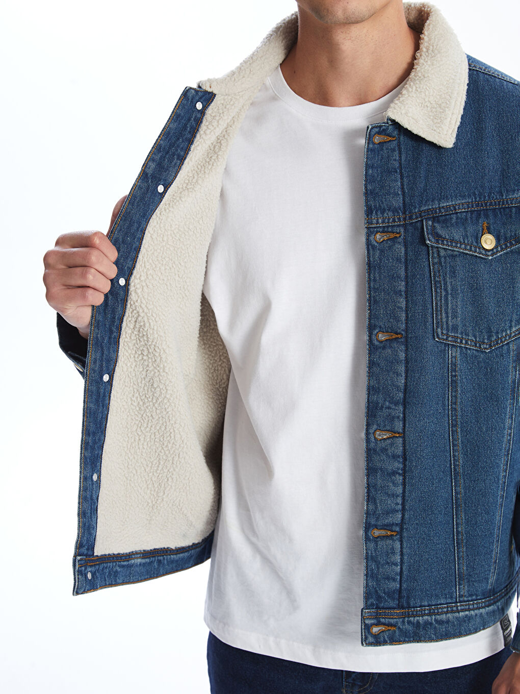 LCW Jeans Slim Fit Men's Denim Jacket -W42798Z8-H45