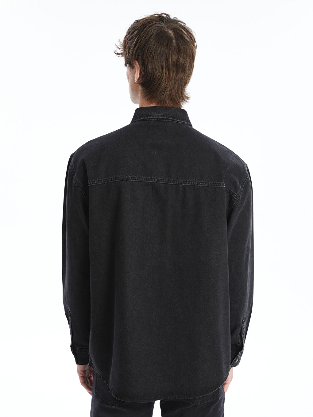 LCW Jeans Regular Fit Long Sleeve Men's Denim Shirt -W42801Z8-326